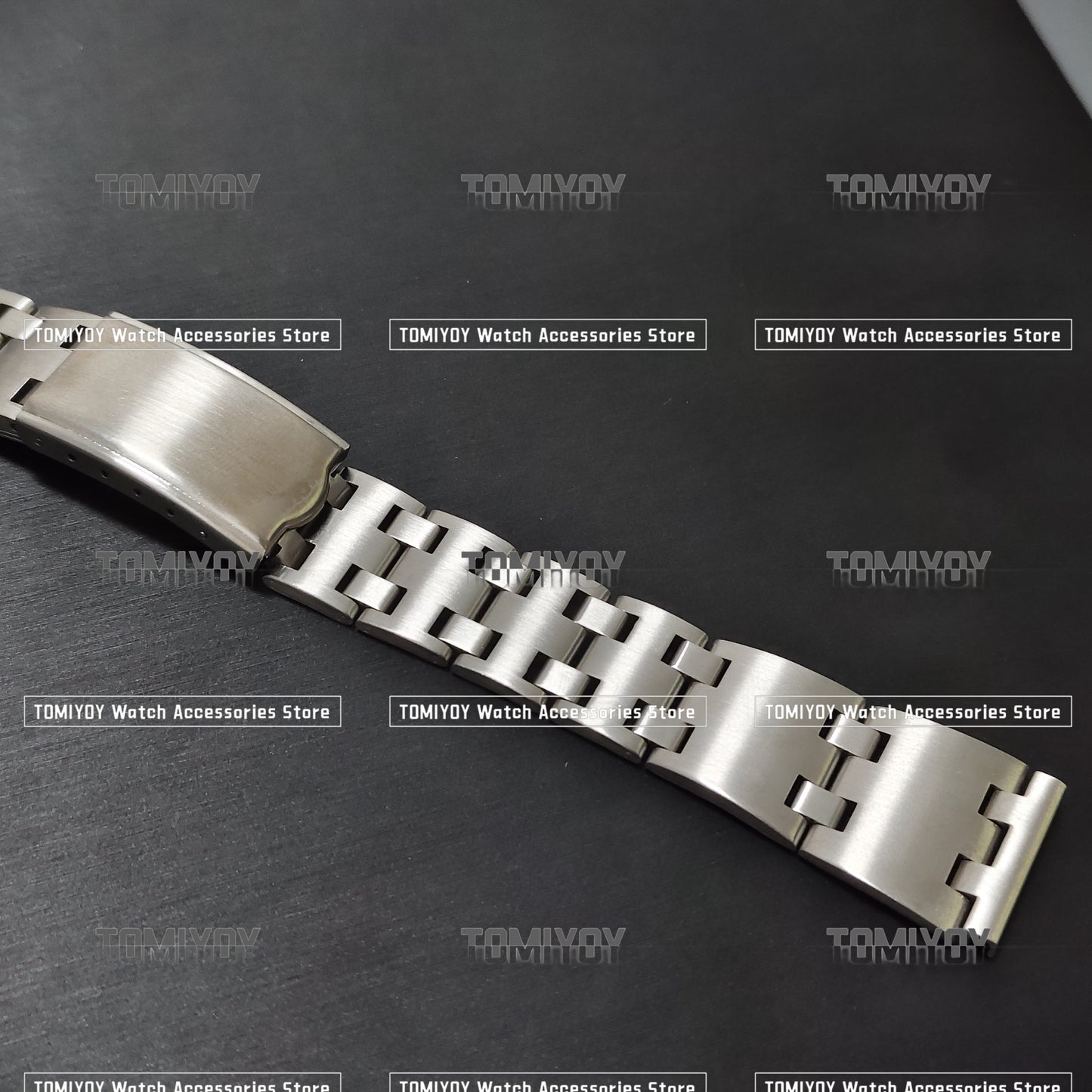 19MM Vintage All Brush Flat End Silver Stainless Steel Watch Band Fit For S-K-X6139 6138 Watch