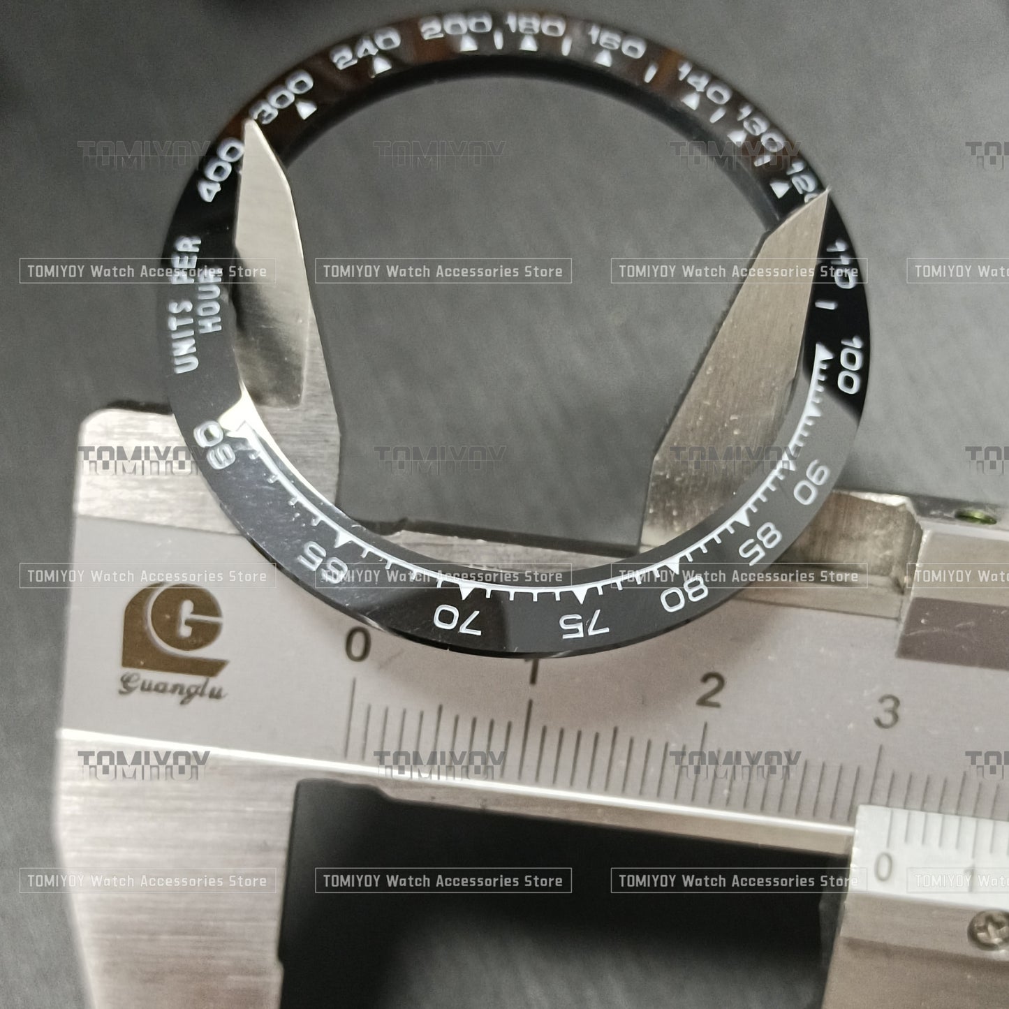 39.3*31.3MM Silver Black Brown stainless steel/ceramic Bezel insert Fit for R-LX D-T-N watch