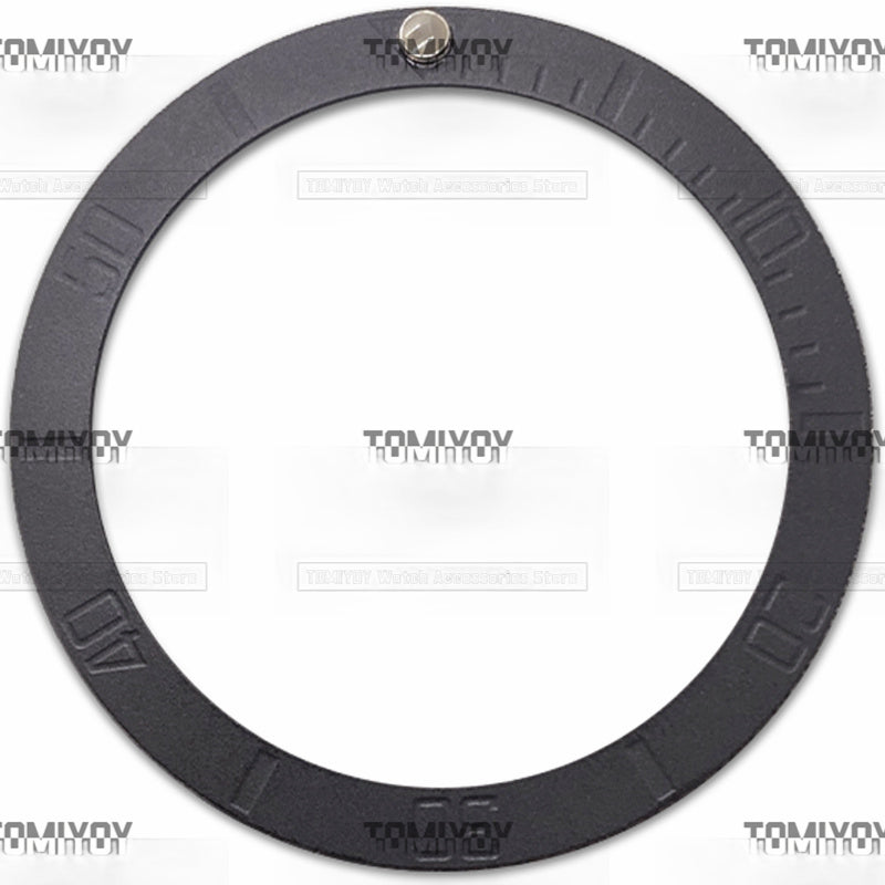 38MM Gold Rose Gold Blue Black Frosting Ceramics Sloped Watch Bezel Insert Fit For R-L-X SUB Mechanical watch