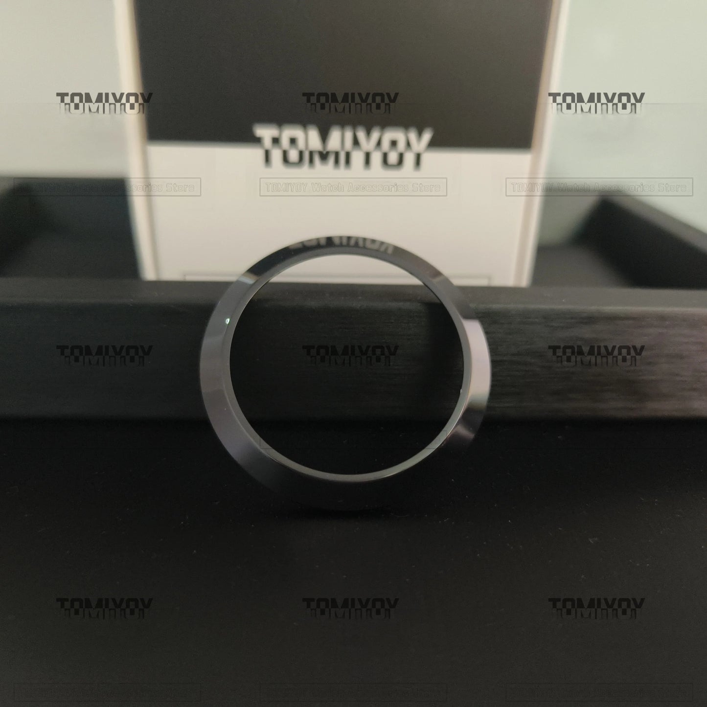 316L Black Silver Stainless Steel Shiny Brushed Polish Watch Bezel Fit For S-K-X007 Watch