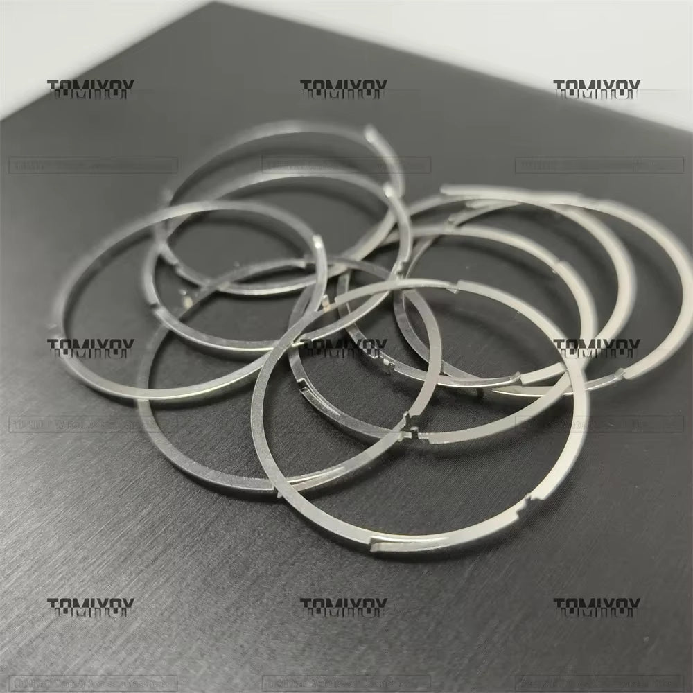 Silver High-quality Stainless Steel Bezel Click Spring Ring Fit For S-K-X005 S-K-X007 Watch Case Replace Parts