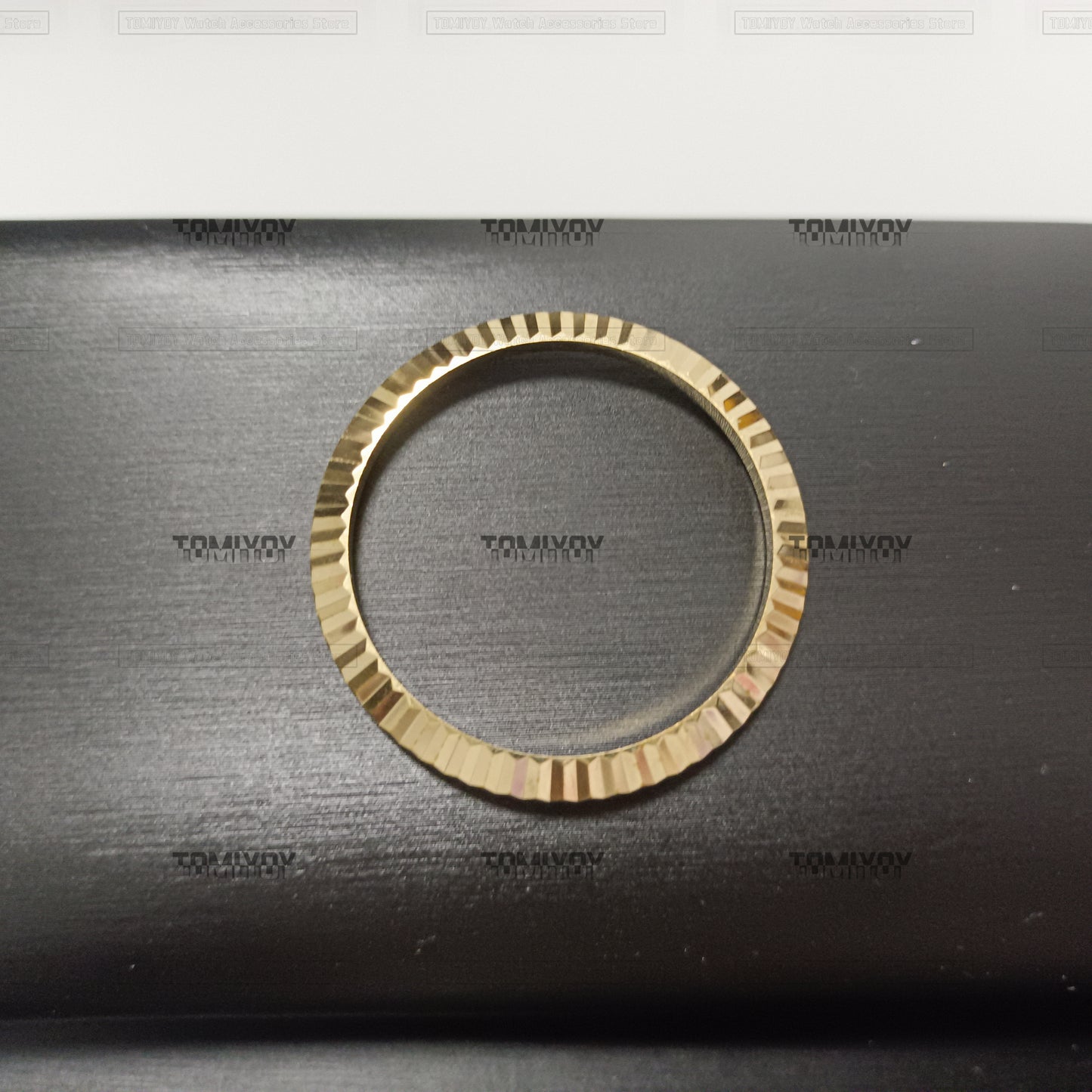 Silver Gold Stainless Steel Plating Fluted Bezel Fit For R-L-X D-JUST Watch Case