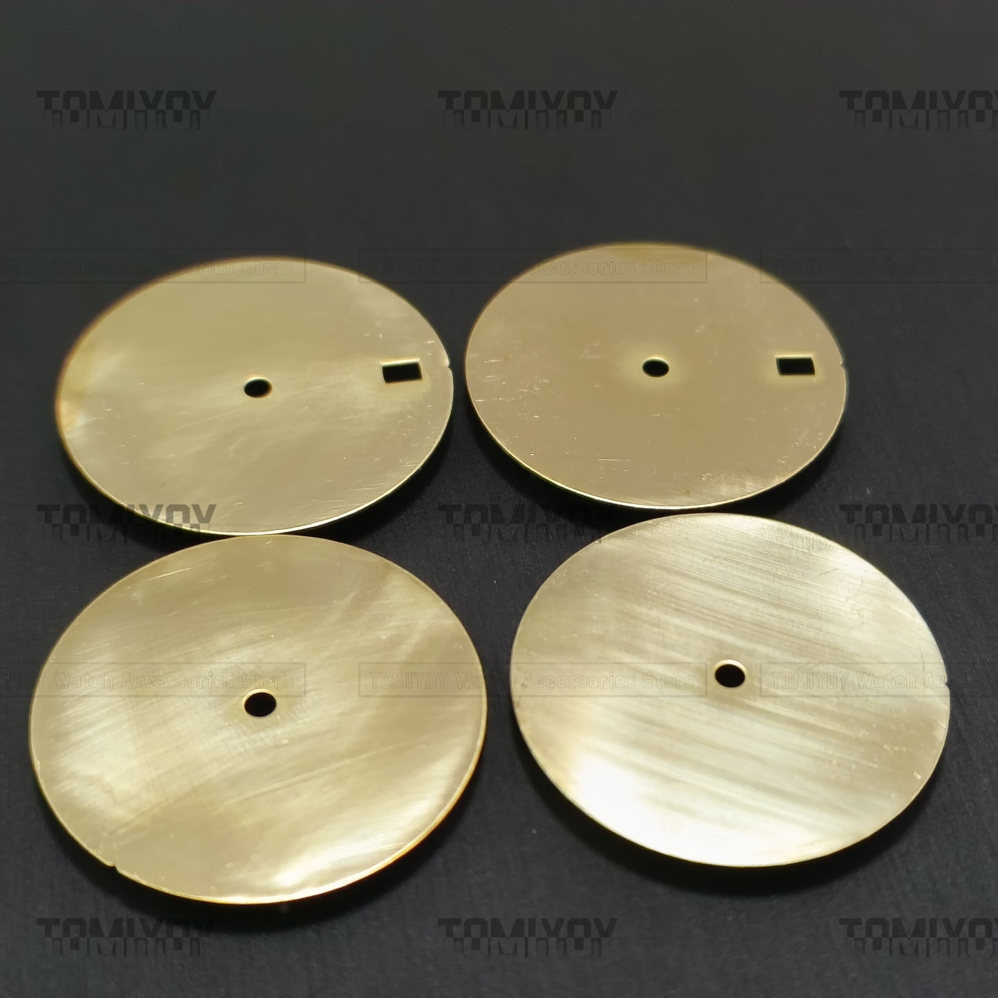 Modified Accessory 28.5mm Brass Watch Dial Fit For NH35 NH36 7S26 4R Movement S-k-x007 SRPD Watch Dial DIY Design Processing