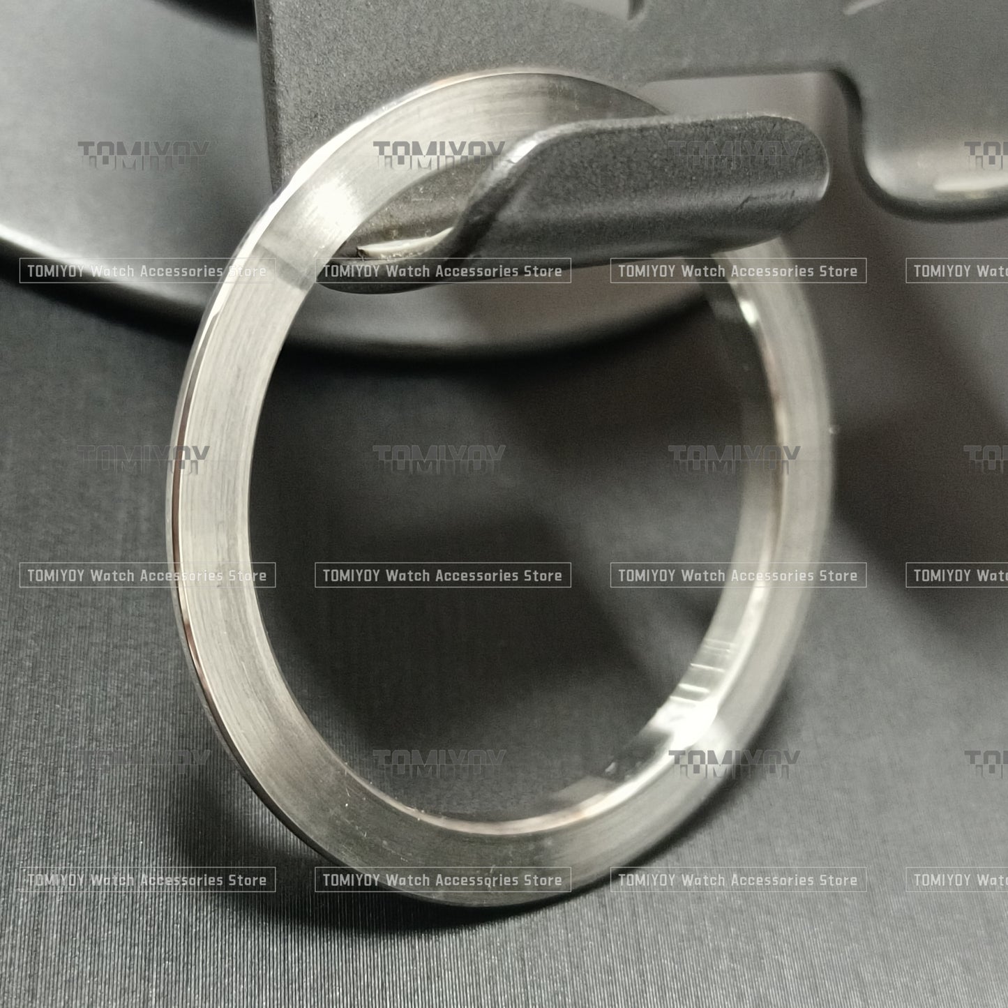 39.3*31.3MM Silver Black Brown stainless steel/ceramic Bezel insert Fit for R-LX D-T-N watch