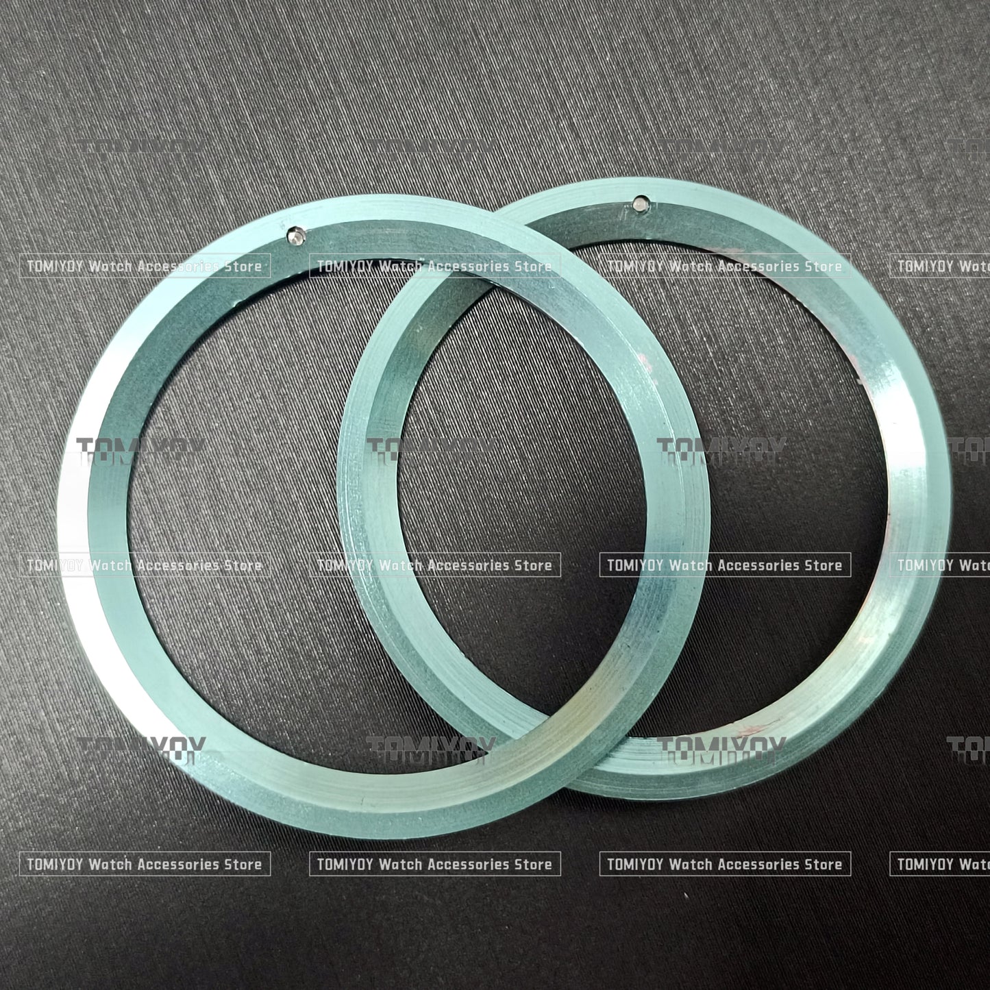 38MM Pink Blue Green Contrasting Colors Aluminium Bezel insert Fit For R-L-X 8215 8200 Watch Case