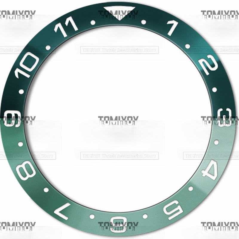 38MM Aluminum Sloped Watch Bezel Insert Fit For S-K-X 007 005 Mechanical Wristwatch