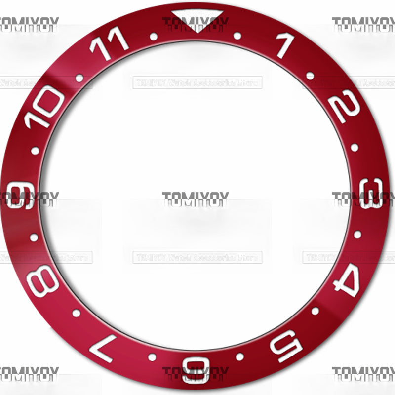 38MM Aluminum Sloped Watch Bezel Insert Fit For S-K-X 007 005 Mechanical Wristwatch