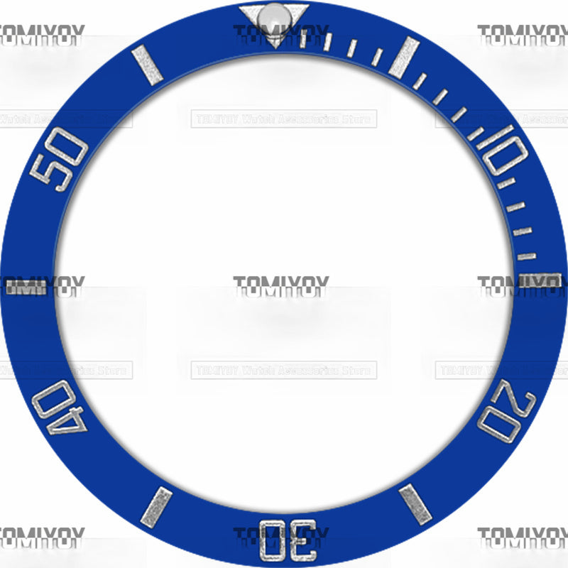 38MM Ceramic Sloped Watch Bezel Insert Fit For R-L-X Mechanical Wristwatch