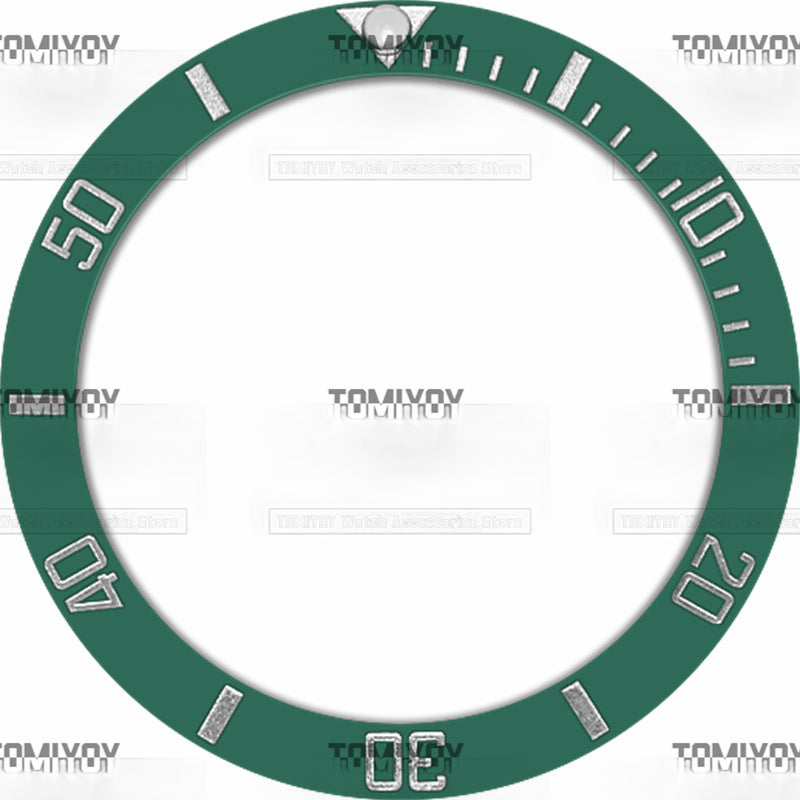 38MM Ceramic Sloped Watch Bezel Insert Fit For R-L-X Mechanical Wristwatch