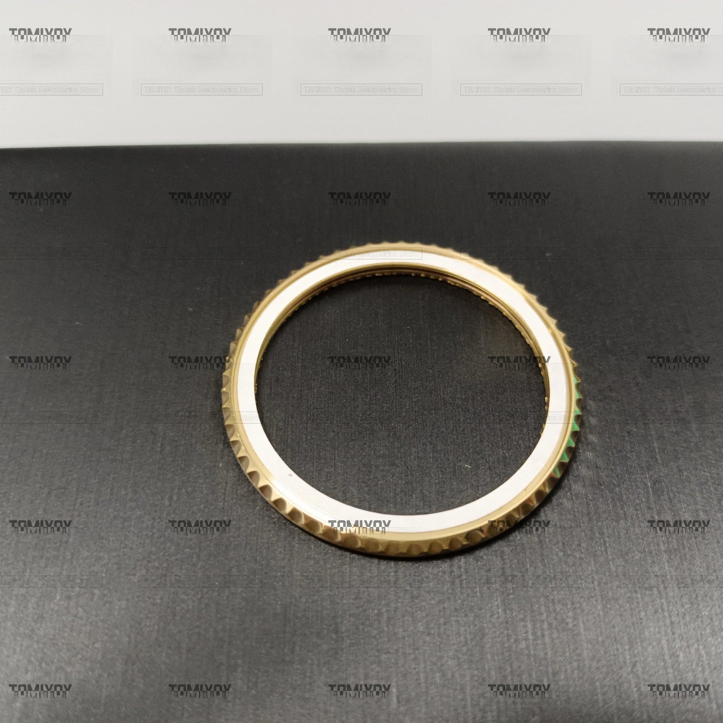 40.7MM Silver Gold Stainless Steel Unidirectional Rotating Circle Bezel Fit For R-L-X 40mm Case SUB 116610 116613 Watch Accessories