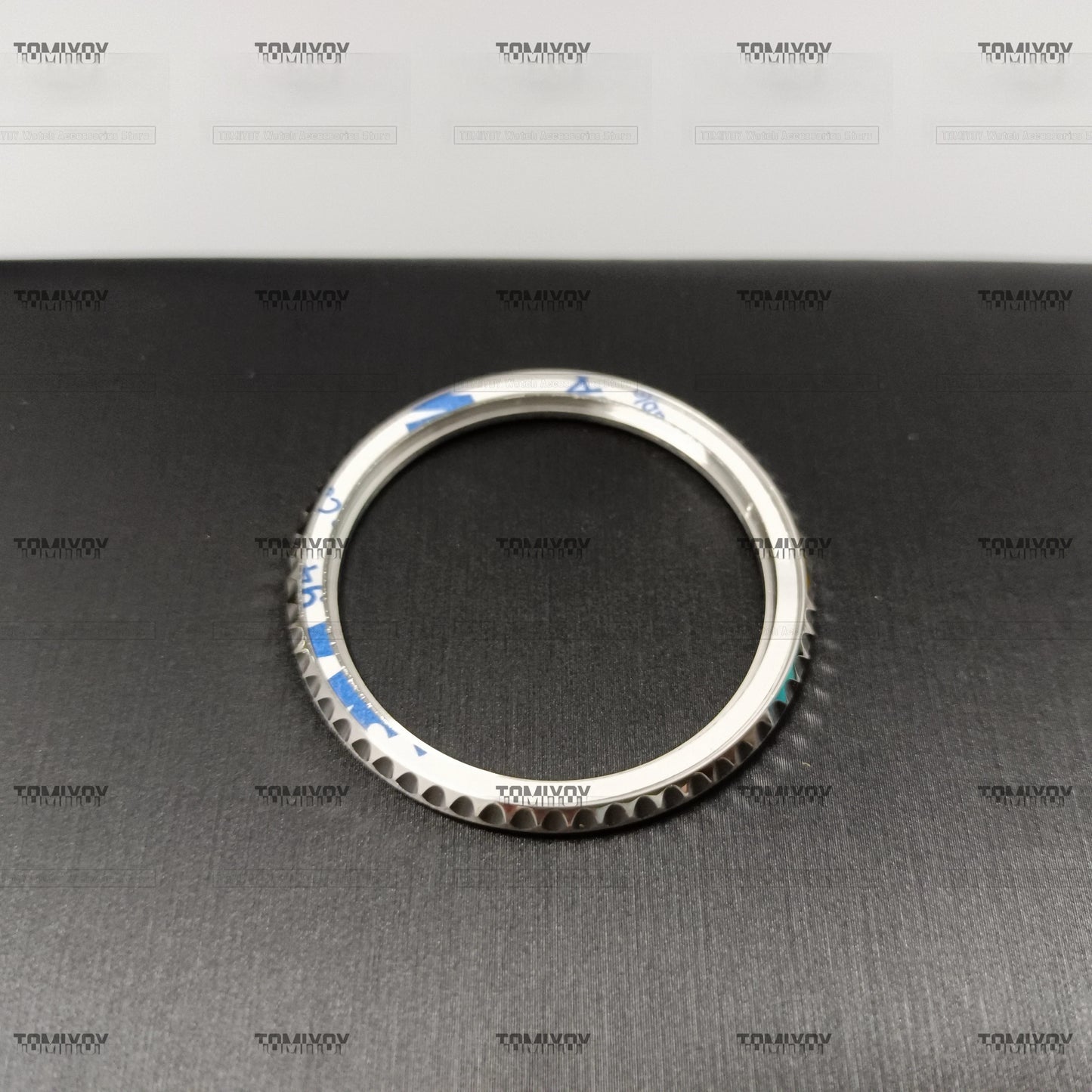 40.7MM Silver Gold Stainless Steel Unidirectional Rotating Circle Bezel Fit For R-L-X 40mm Case SUB 116610 116613 Watch Accessories