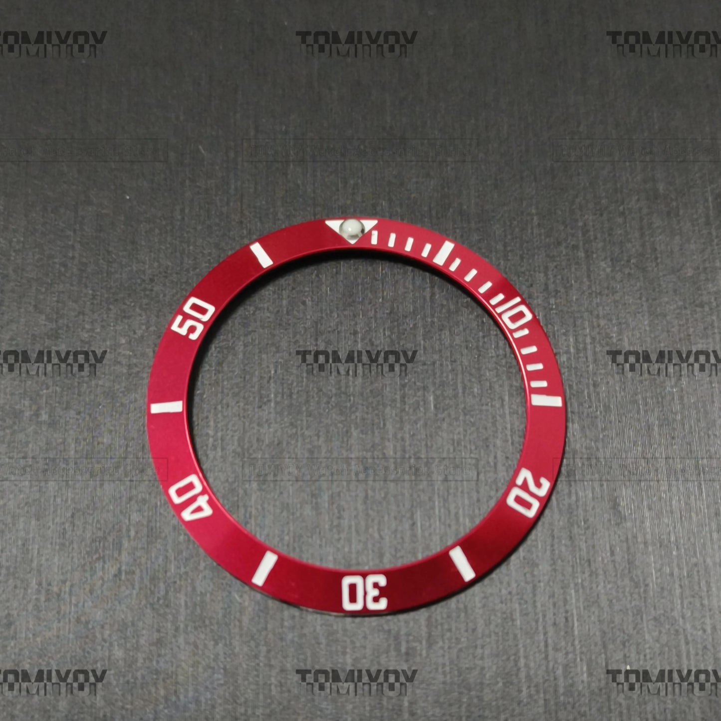 Red 38MM Aluminum Bezel insert Fit For R-L-X 8215 8200 Watch Case