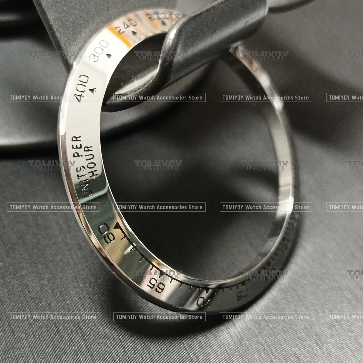 39.3*31.3MM Silver Black Brown stainless steel/ceramic Bezel insert Fit for R-LX D-T-N watch