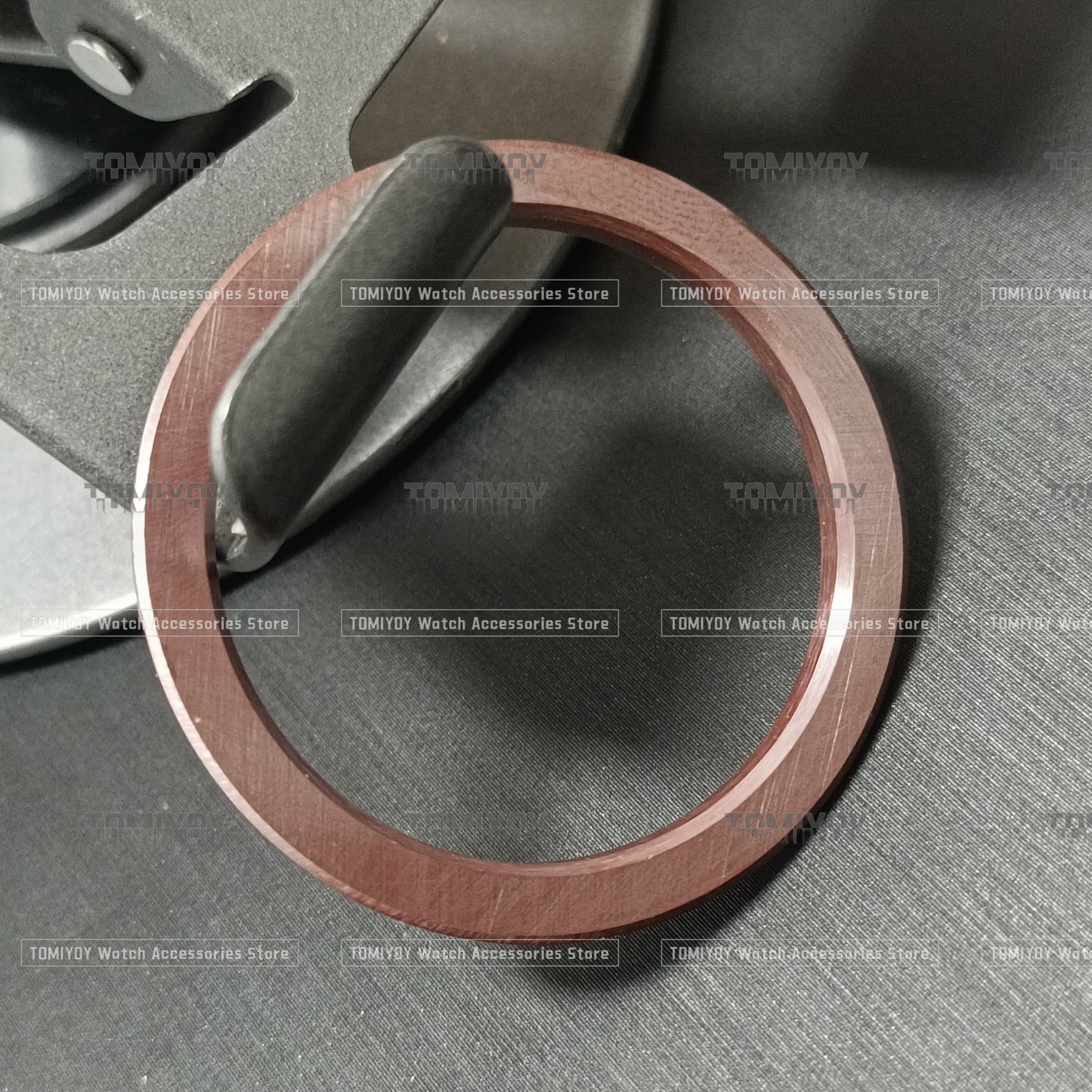 39.3*31.3MM Silver Black Brown stainless steel/ceramic Bezel insert Fit for R-LX D-T-N watch