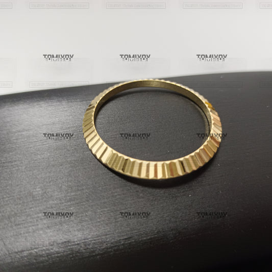 Silver Gold Stainless Steel Plating Fluted Bezel Fit For R-L-X D-JUST Watch Case