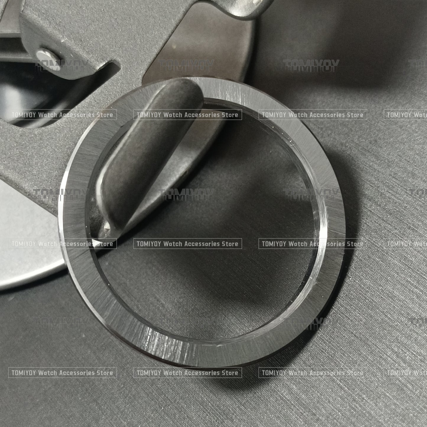 39.3*31.3MM Silver Black Brown stainless steel/ceramic Bezel insert Fit for R-LX D-T-N watch